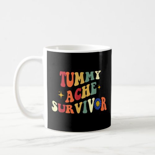 Vintage Tummy Ache Survivor Stomachache IBS  3  Coffee Mug