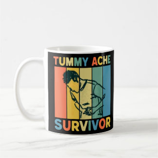 Vintage Tummy Ache Survivor Stomachache IBS Retro Coffee Mug