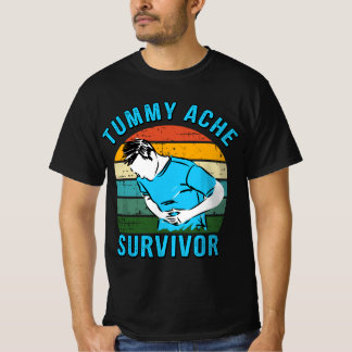 Vintage Tummy Ache Survivor T-Shirt