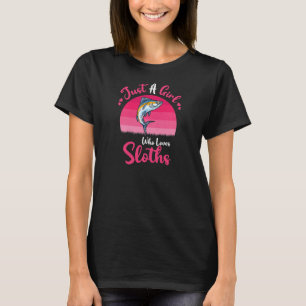 Vintage Tuna Fish Just A Girl Who Loves Tuna T-Shirt