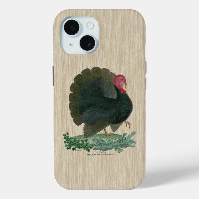 Vintage Turkey Case-Mate iPhone Case (Back)