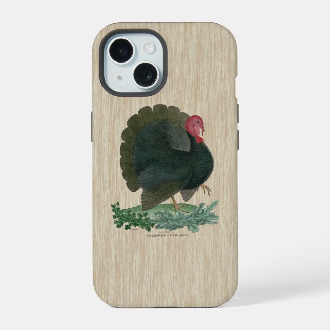Vintage Turkey Iphone Case (Back)