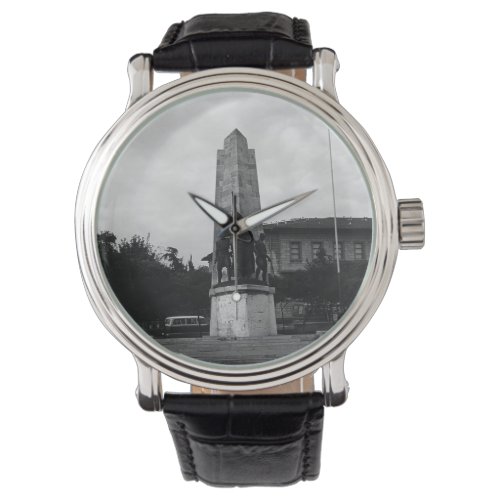 Vintage Turkey Istanbul Barberousse statue Watch