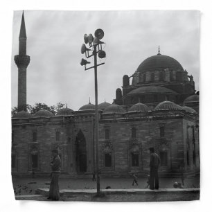 Vintage Turkey Istanbul Beyazit camii mosque Bandana