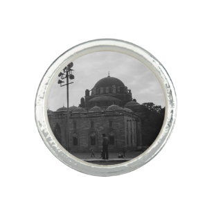 Vintage Turkey Istanbul Beyazit camii mosque Ring