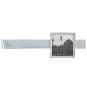 Vintage Turkey Istanbul Beyazit camii mosque Silver Finish Tie Bar