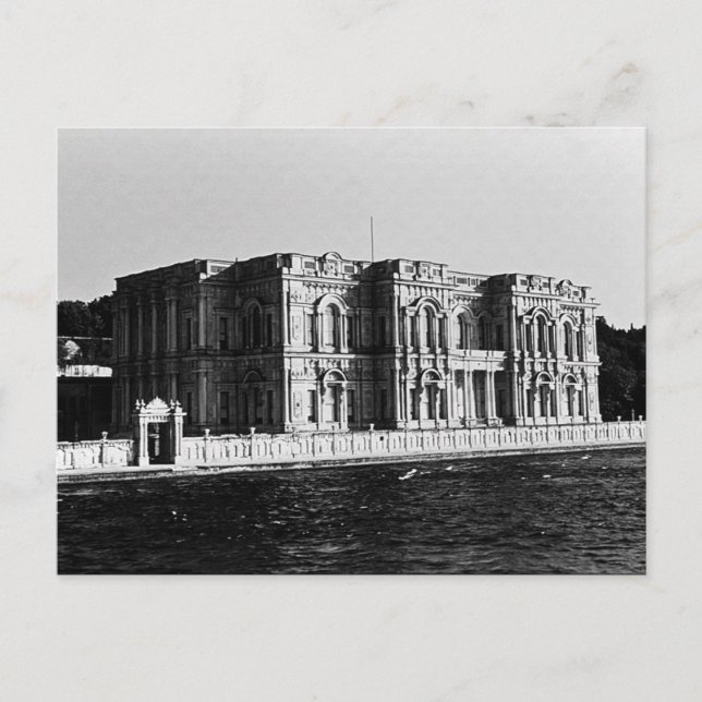 Vintage Turkey Istanbul Beylerbeyi palace Postcard (Front)