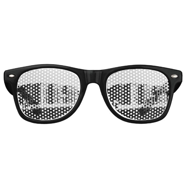 Vintage Turkey Istanbul Beylerbeyi palace Retro Sunglasses (Front)