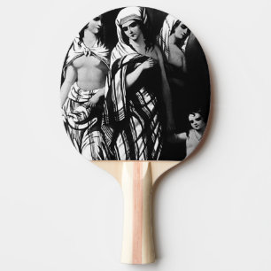 Vintage Turkey Istanbul Topkapi museum 1970 Ping Pong Paddle