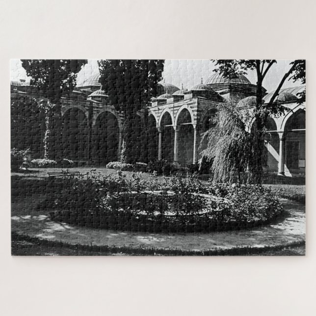 Vintage Turkey Istanbul Topkapi museum Jigsaw Puzzle (Horizontal)
