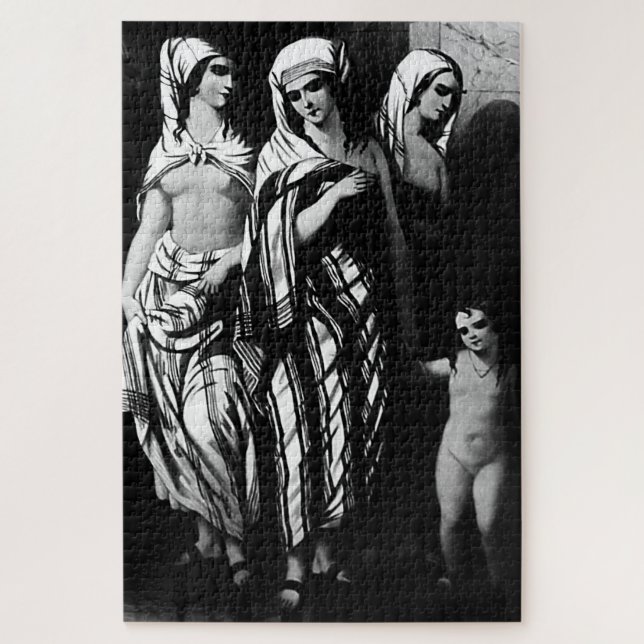 Vintage Turkey Istanbul Topkapi museum Jigsaw Puzzle (Vertical)