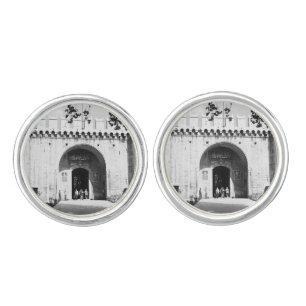 Vintage Turkey Istanbul Topkapi palace gate Postca Cufflinks