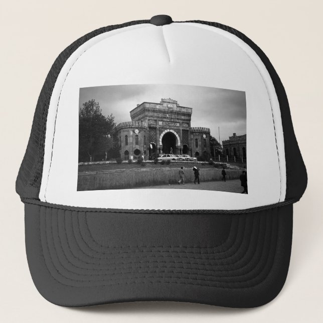 Vintage Turkey Istanbul University  Trucker Hat (Front)