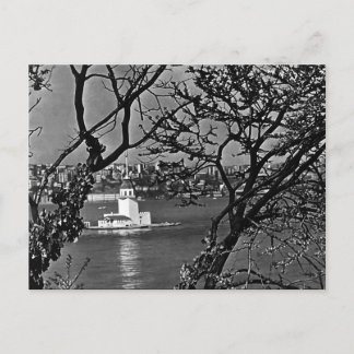 Vintage Turkey Istanbul view of city Postcard