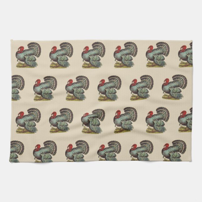 Vintage Turkey Kitchen Towel (Horizontal)