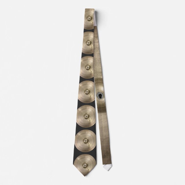 Vintage Turkish Constantinople Cymbal Neck Tie (Front)