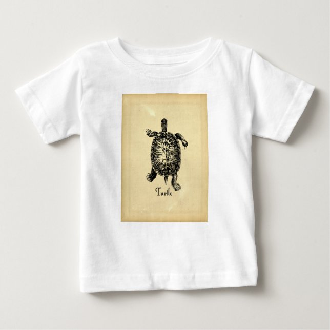 VINTAGE TURTLE BABY T-Shirt (Front)