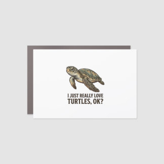 Vintage Turtle Lover Funny Sea Turtle Shirt_1 Car Magnet