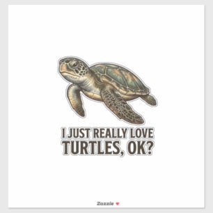 Vintage Turtle Lover Funny Sea Turtle Shirt_1 Sticker