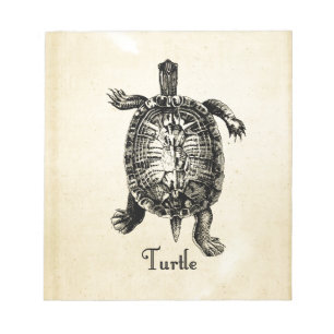VINTAGE TURTLE NOTEPAD