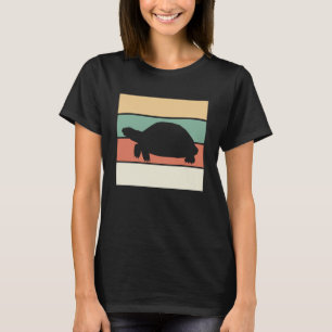 Vintage Turtle Retro Tortoise Sunset Turtle T-Shirt