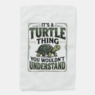 Vintage Turtle Thing Funny Turtle Lover Shirt_1 Garden Flag