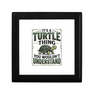 Vintage Turtle Thing Funny Turtle Lover Shirt_1 Gift Box