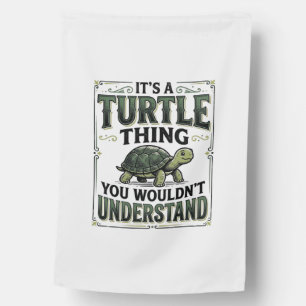 Vintage Turtle Thing Funny Turtle Lover Shirt_1 House Flag