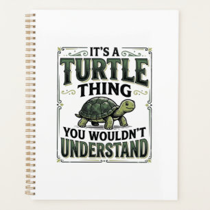 Vintage Turtle Thing Funny Turtle Lover Shirt_1 Planner