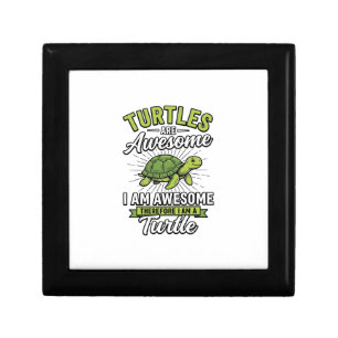 Vintage Turtles Are Awesome Funny Turtle Shirt_1 Gift Box