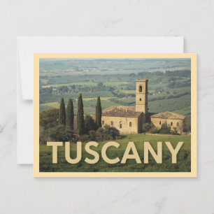Vintage Tuscany Travel Postcard