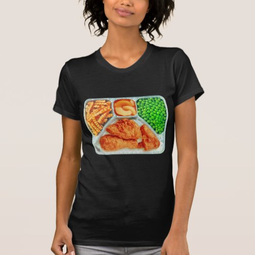 Vintage TV Dinner Fried Chicken T_Shirt