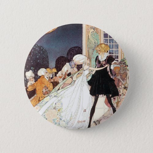 Vintage Twelve Dancing Princesses by Kay Nielsen Button