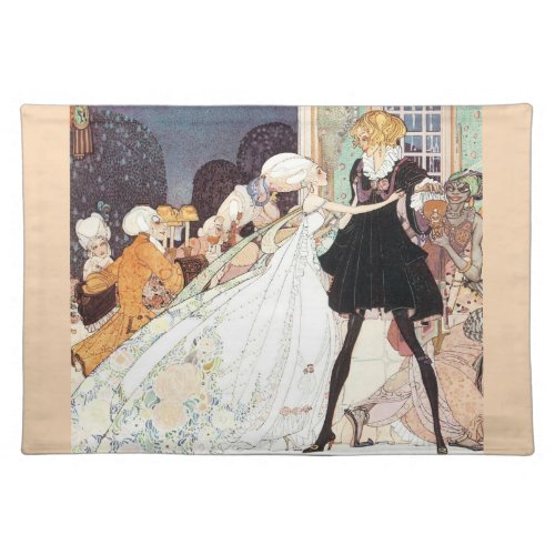 Vintage Twelve Dancing Princesses by Kay Nielsen Cloth Placemat