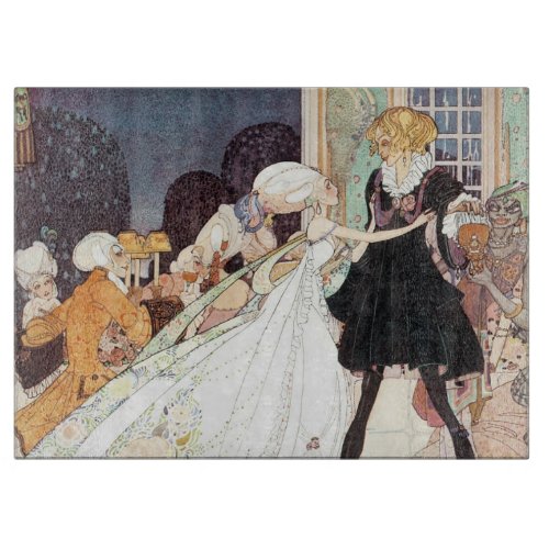 Vintage Twelve Dancing Princesses by Kay Nielsen Cutting Board