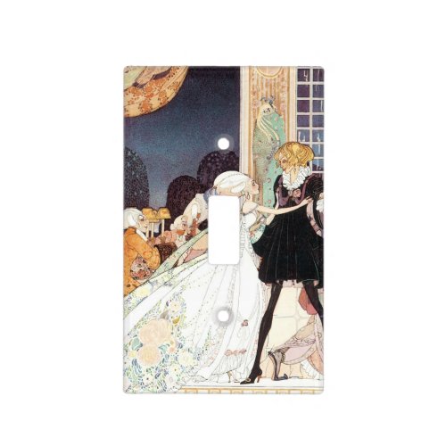 Vintage Twelve Dancing Princesses by Kay Nielsen Light Switch Cover