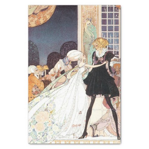 Vintage Twelve Dancing Princesses by Kay Nielsen Tissue Paper