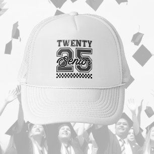 Vintage Twenty 25 Senior Gray Trucker Hat