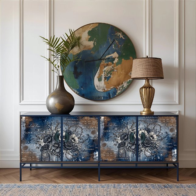 Vintage Twilight Rose & Bronze Dreams Decoupage Tissue Paper (Creator Uploaded)