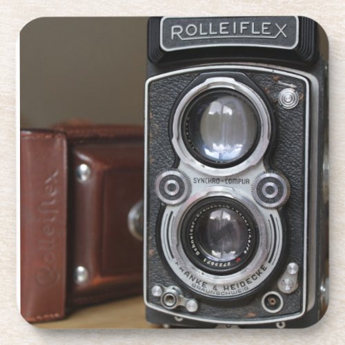 Vintage Twin Lens Camera Coaster