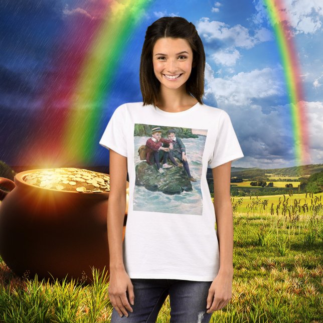 Vintage Two Irish Boys St. Patrick's Day T-Shirt (Vintage Two Irish Boys St. Patrick's Day T-Shirt)