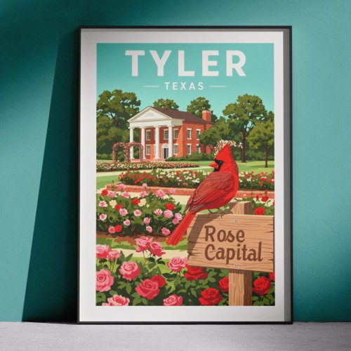Vintage Tyler Texas Poster