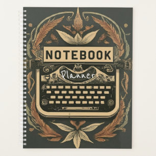 Vintage Typewriter Cover Planner