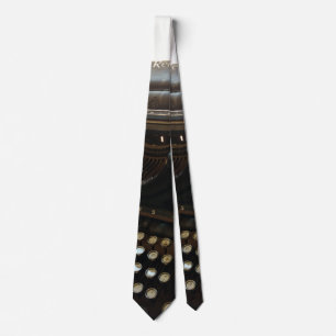 Vintage Typewriter Neck Tie
