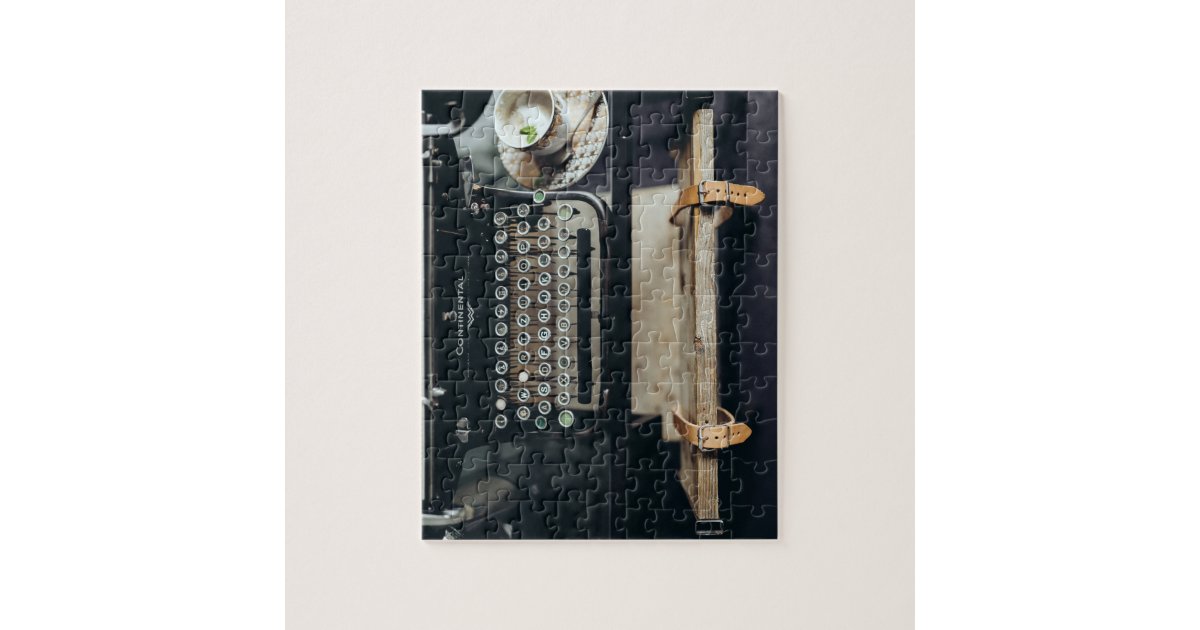 Vintage Typewriter Puzzle Zazzle