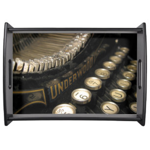 Vintage Typewriter Serving Tray No. 4