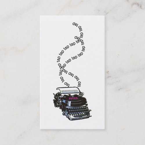 Writer or Editor Business Card
