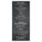 Vintage Typography Chalkboard Wedding Programs