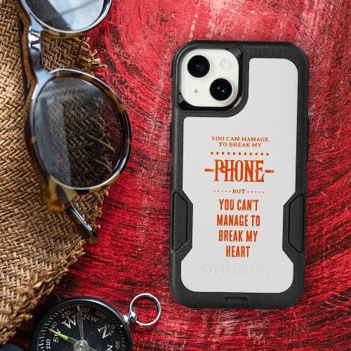 Vintage Typography Fully Personalized OtterBox iPhone 14 Case