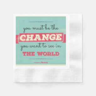  Vintage Typography Napkins